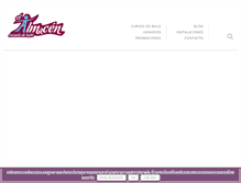 Tablet Screenshot of escueladebaileelalmacen.com